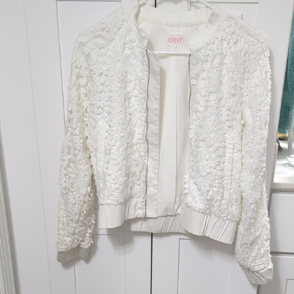 White Lace Women's Blazer